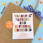 Editable Digital File - Thankful, Blessed, Referral Obsessed - Thanksgiving Marketing Tags - Printable