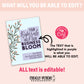 Editable -  Your Referrals Help Our Business Bloom - Spring Gift Tags - Printable Digital File