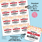 Editable - Thanks a Million for Your Business - 100 Grand Referral Marketing Tags - Printable Digital File