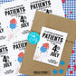 Editable - 4th of July Patient Care Tags - Business Referral Marketing - Printable Digital File