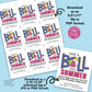 Editable - Have a Ball this Summer - Business Referrals Gift Tags - Printable Digital File