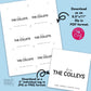 EDITABLE - Printable Family Name Gift Tags - Digital File
