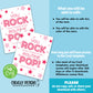 EDITABLE - You Rock Now Make That Routine Pop - Gift Tags for Cheerleaders - Printable Digital File