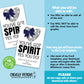 Editable - You've Got Spirit Yes You Do - Gift Tags for Cheerleaders - Navy Blue Silver Gray - Printable Digital File