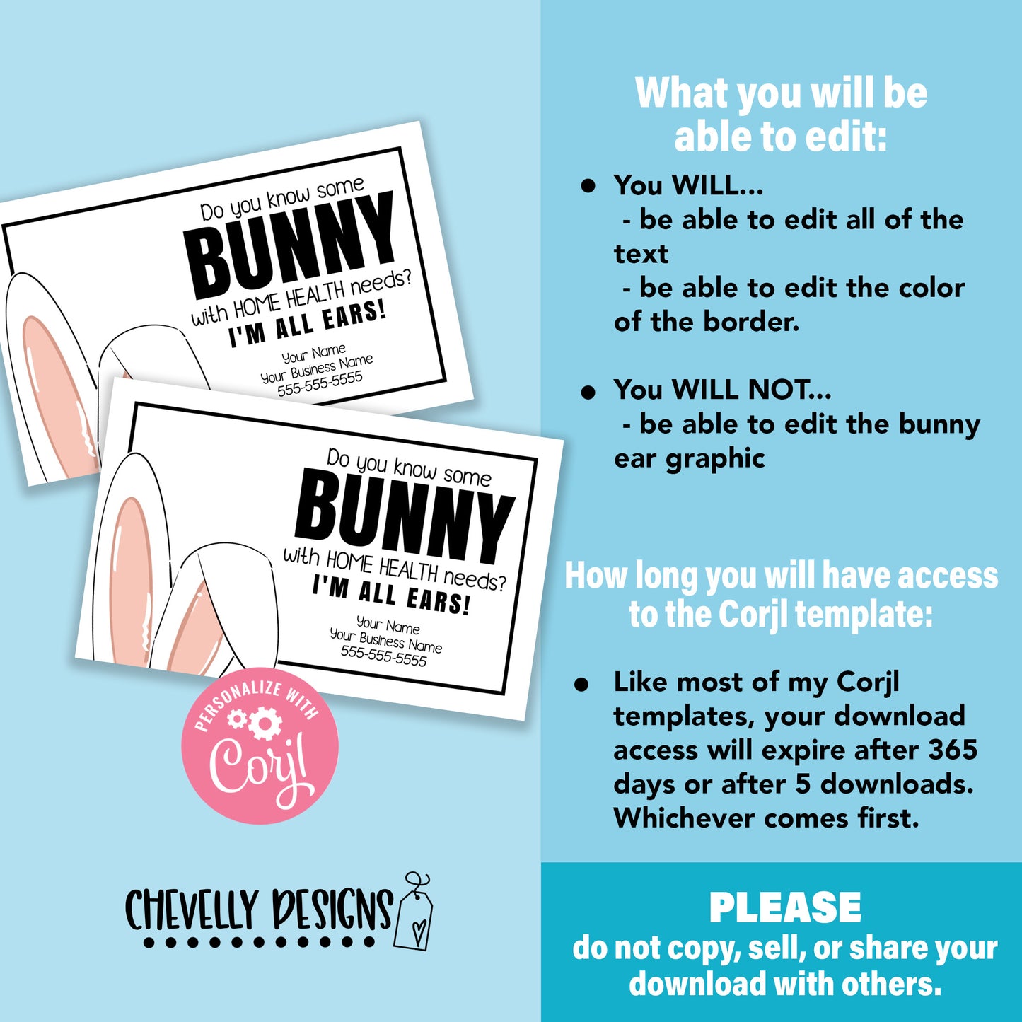 Editable - Do You Know Some Bunny With Needs - Easter Referral Gift Tags - Printable  Digital File