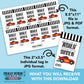 Printable Hot Wheels Gift Tags - Have a Wheelie Awesome Summer >>>Instant Digital Download<<<
