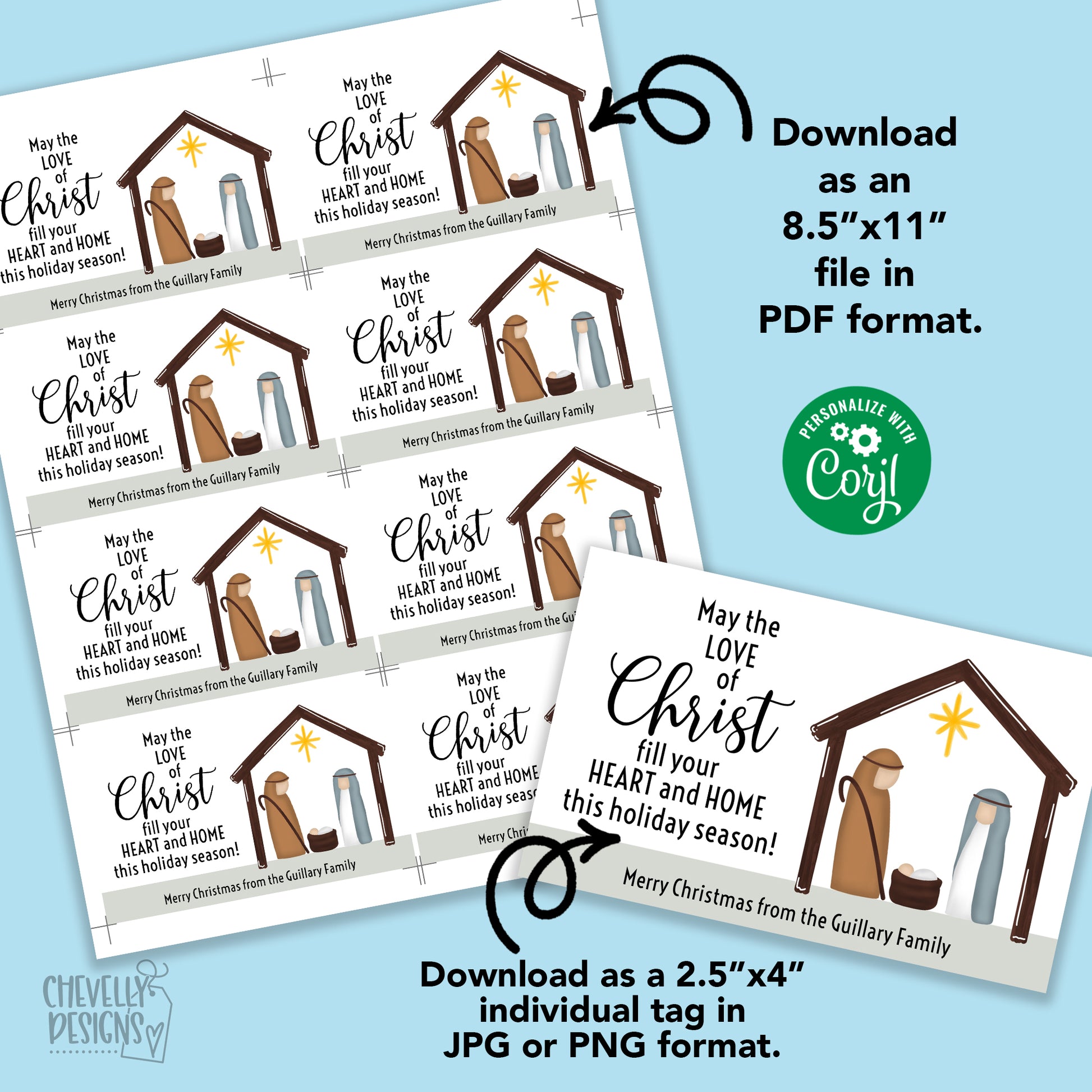 EDITABLE - Love of Christ Christmas Nativity Gift Tags - Printable Dig – Chevelly Designs editable-love-of-christ-christmas-nativity-gift-tags-printable-dig-chevelly-designs