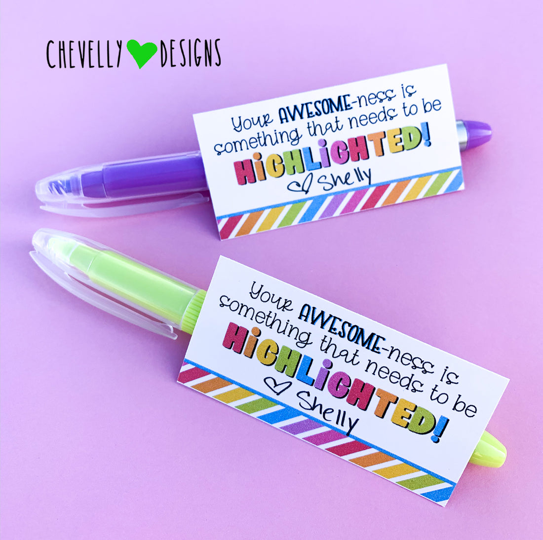 Printable Gift Tags to HIGHLIGHT how awesome someone is | Instant Digi ...