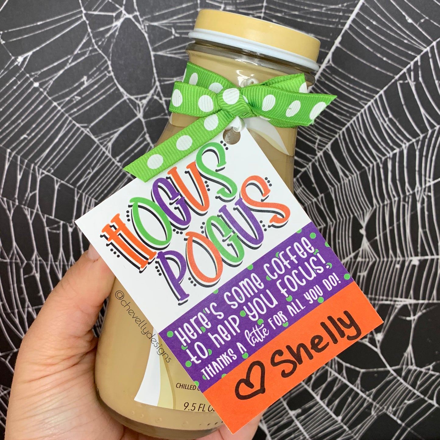 Printable - Hocus Pocus Coffee Gift Tags - Halloween Latte Tags - Instant Digital Download