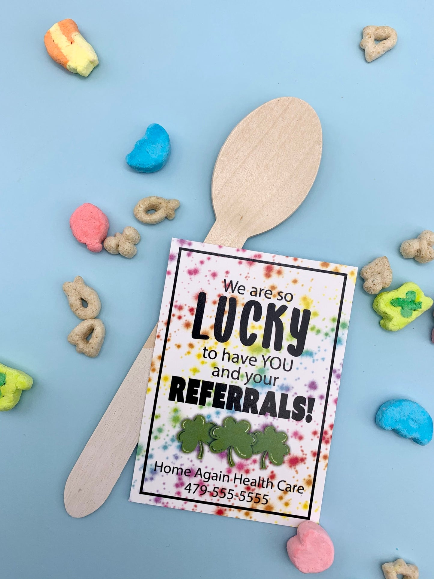 Editable - We are so Lucky to Have You - Referral Gift Tags - Printable Digital File
