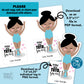 EDITABLE - You Are Tutu Sweet - Printable Ballerina Scrunchie Party Favors - Digital File