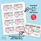 EDITABLE - Our Patient Care is a Work of Heart - Printable Referral Tags - Digital File