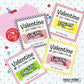 EDITABLE - Valentine You Make Me - Class Valentine Cards for Laffy Taffy - Printable Digital File