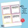 EDITABLE - Valentine You Make Me - Class Valentine Cards for Laffy Taf ...