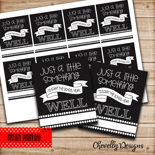Back to School Gift Tags for Teachers - Stay Healthy Teacher Survival Kit Tags >>> Instant Digital Download<<<