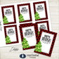 Printable Buffalo Check Happy Holiday Christmas Tree Gift Tags >>>Instant Digital Download<<<